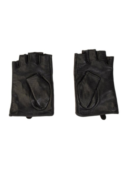 Karl Lagerfeld Fingerless Leather Gloves