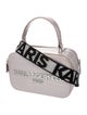 Karl Lagerfeld Embossed Leather Top Handle Bag