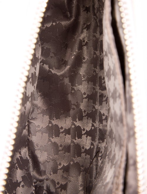 Karl Lagerfeld Embossed Leather Top Handle Bag