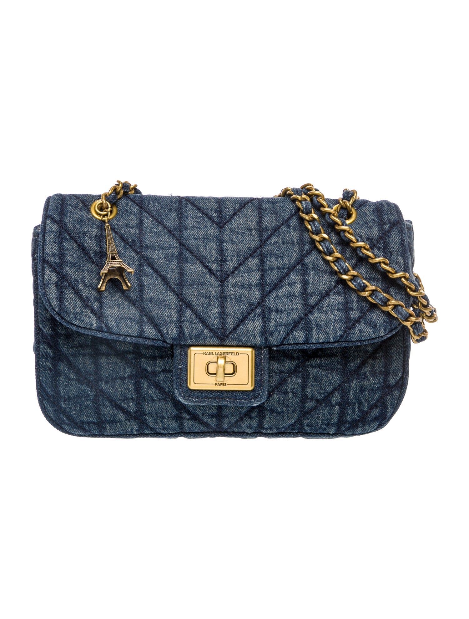 Karl Lagerfeld Denim Shoulder Bag