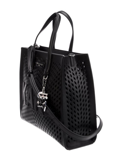 Karl Lagerfeld Leather Top Handle Bag