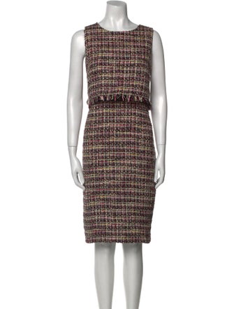 Karl Lagerfeld Printed Knee-Length Dress