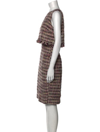 Karl Lagerfeld Printed Knee-Length Dress