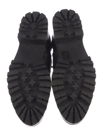 Karl Lagerfeld Leather Combat Boots