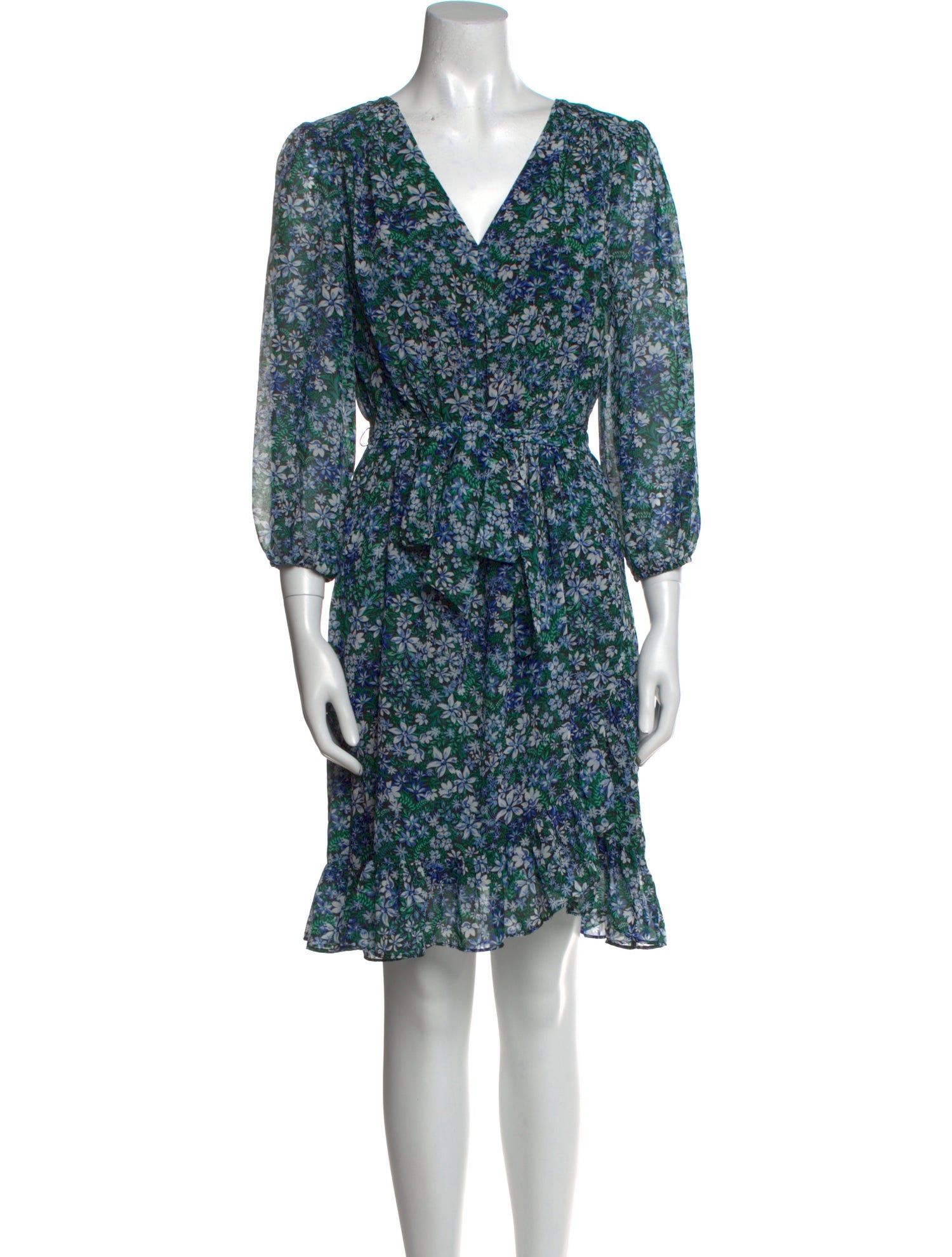 Karl Lagerfeld Floral Print Knee-Length Dress