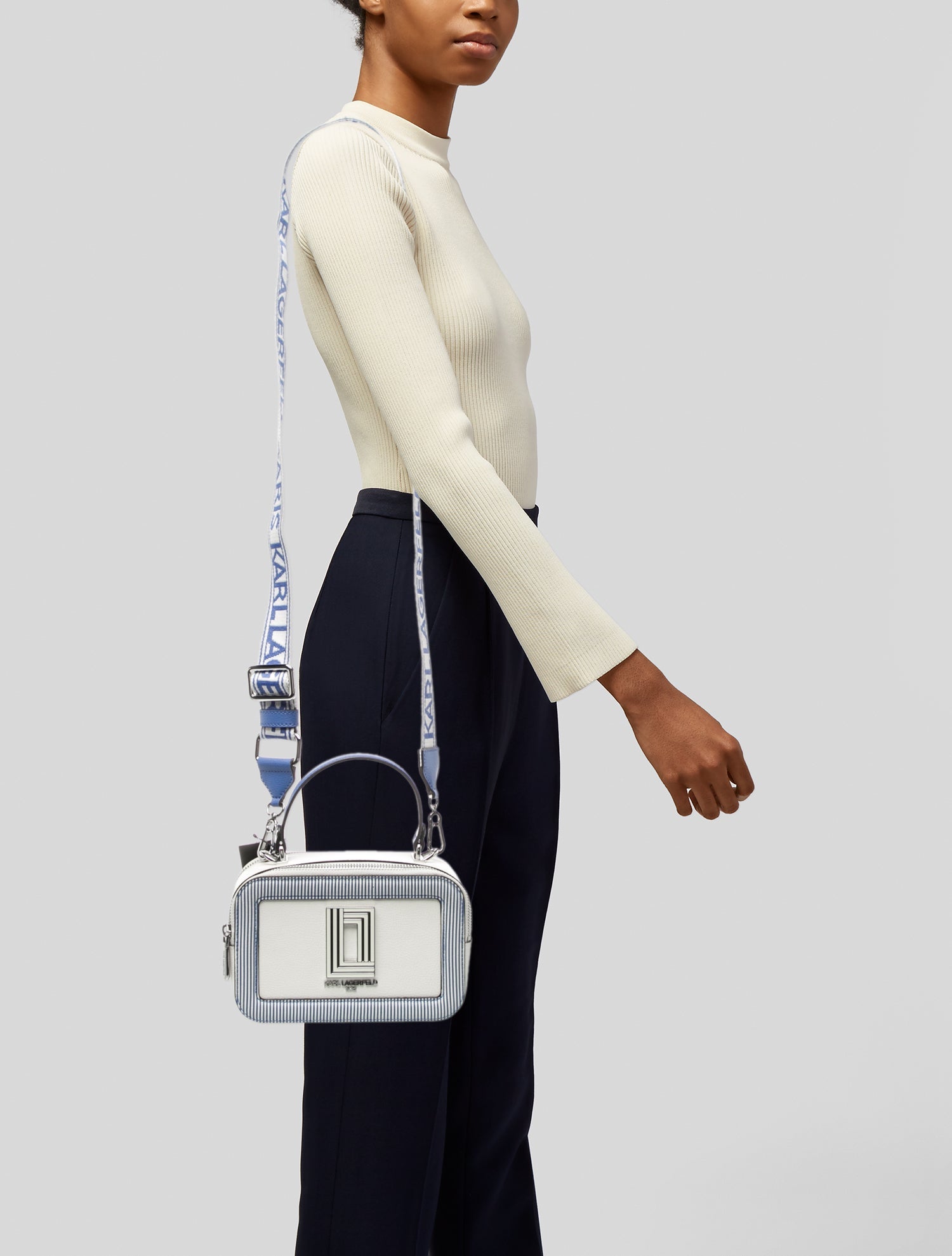 Karl Lagerfeld Leather Crossbody Bag