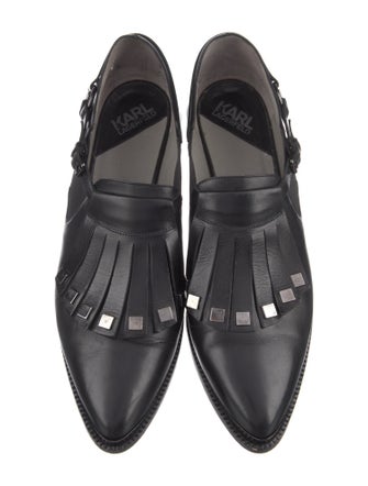 Karl Lagerfeld Leather Flats