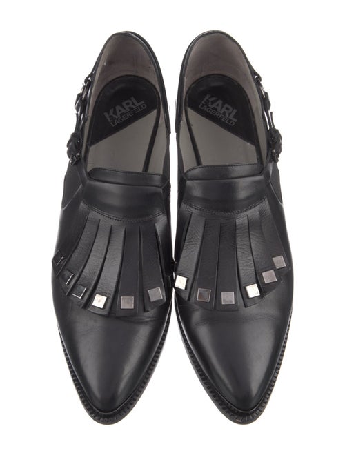 Karl Lagerfeld Leather Flats
