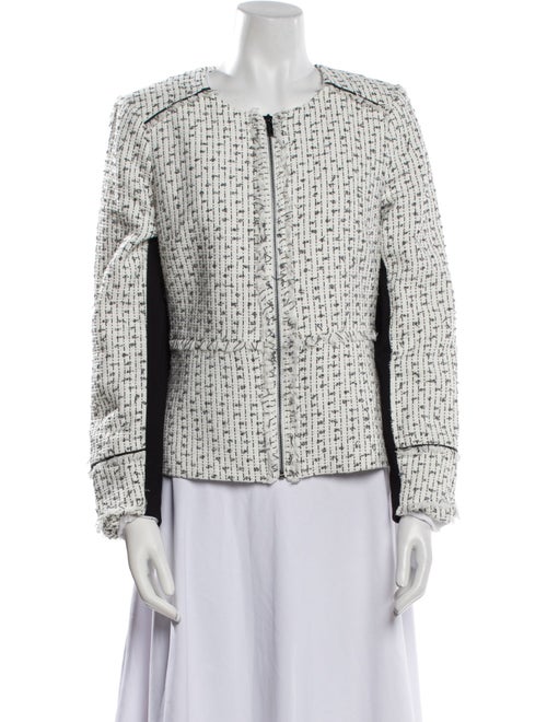 Karl Lagerfeld Tweed Pattern Evening Jacket