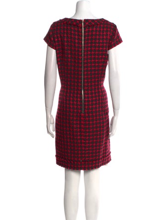 Karl Lagerfeld Plaid Print Knee-Length Dress