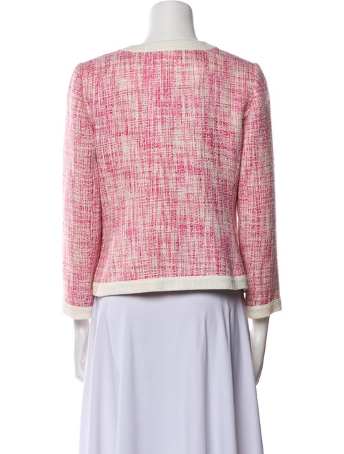 Karl Lagerfeld Tweed Tweed Pattern Evening Jacket