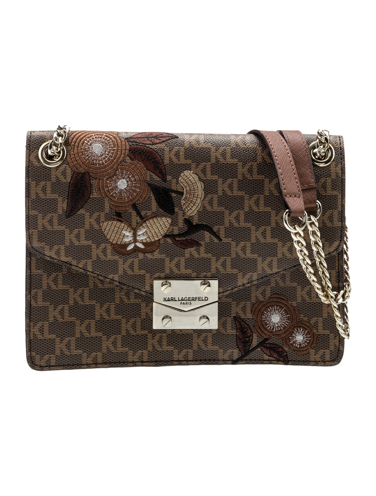 Karl Lagerfeld Leather Crossbody Bag