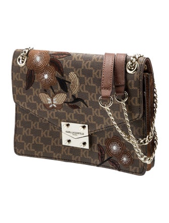 Karl Lagerfeld Leather Crossbody Bag