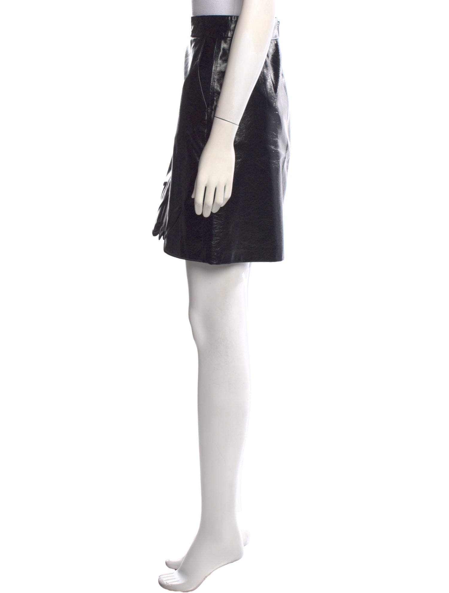 Karl Lagerfeld Embroidered Accent Knee-Length Skirt