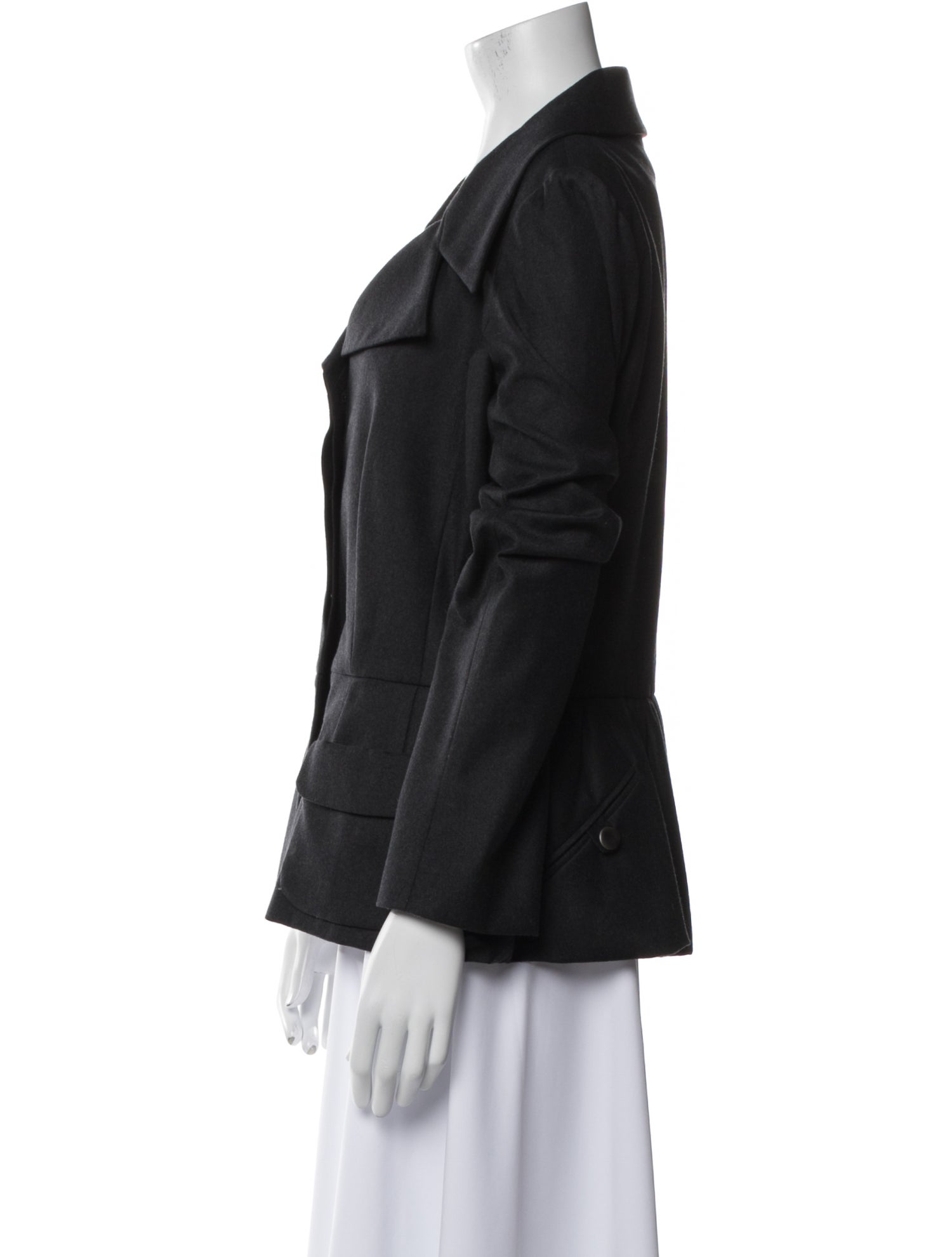 Karl Lagerfeld Wool Utility Jacket