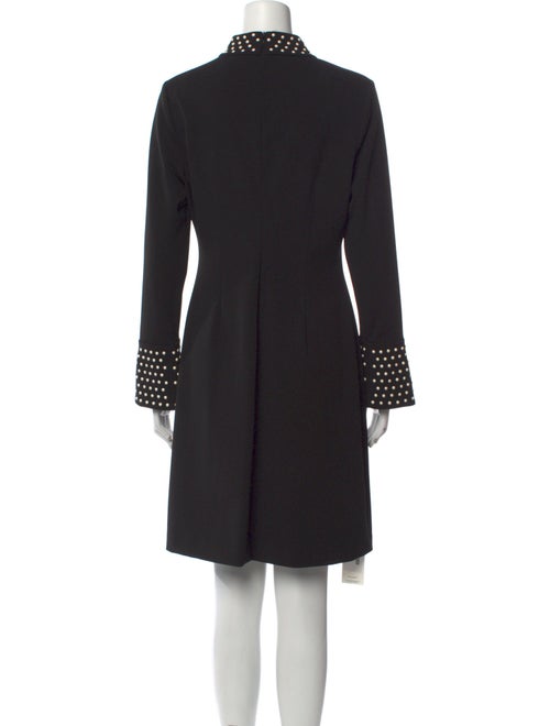 Karl Lagerfeld Mock Neck Knee-Length Dress