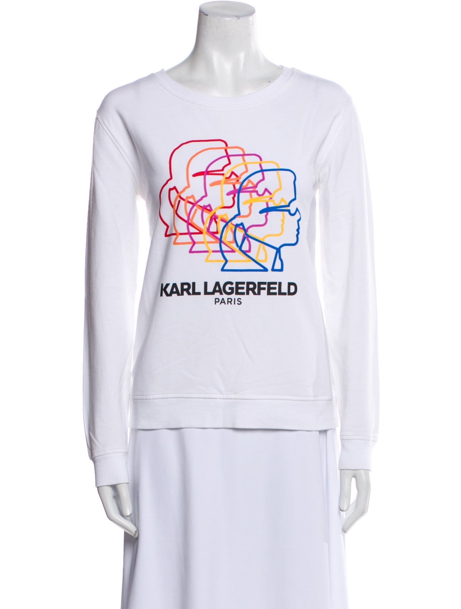 Karl Lagerfeld Graphic Print Crew Neck T-Shirt