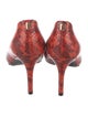 Karl Lagerfeld Snakeskin Animal Print Pumps