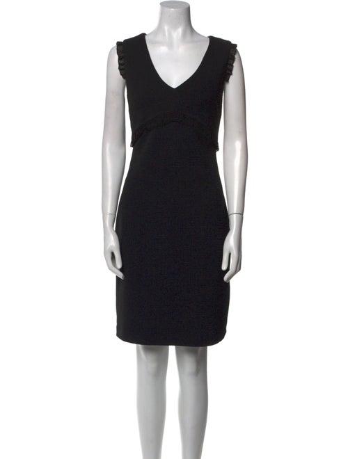 Karl Lagerfeld V-Neck Knee-Length Dress