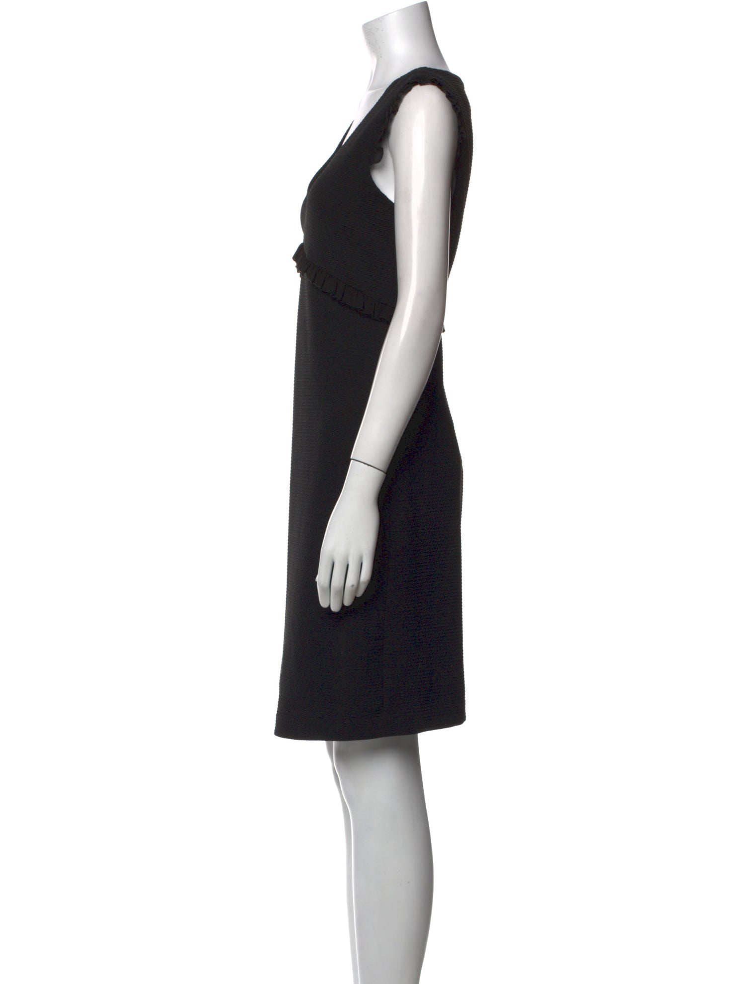 Karl Lagerfeld V-Neck Knee-Length Dress