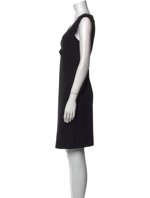Karl Lagerfeld V-Neck Knee-Length Dress
