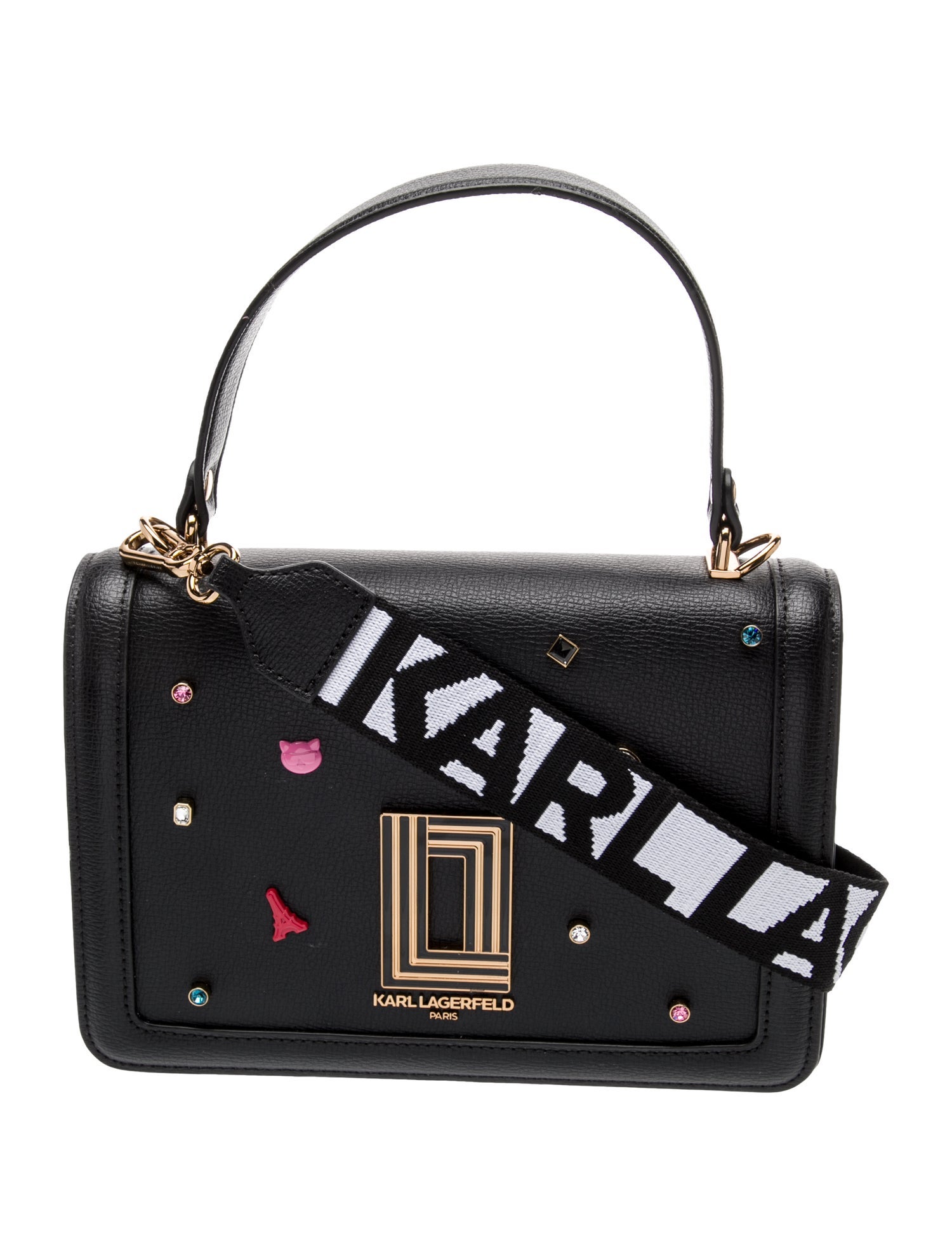 Karl Lagerfeld Leather Shoulder Bag