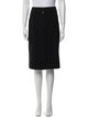 Karl Lagerfeld Wool Knee-Length Skirt