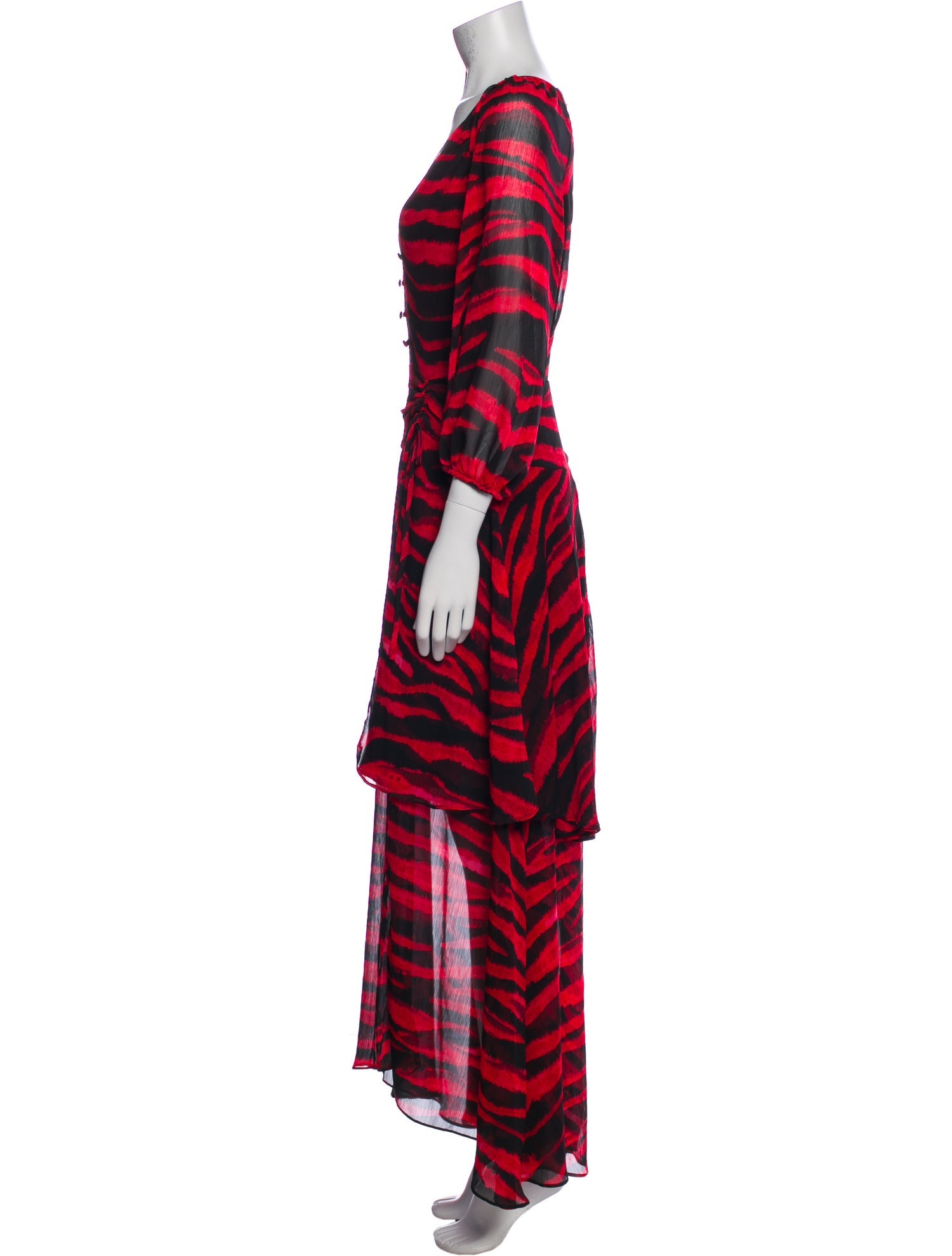 Karl Lagerfeld Printed Long Dress