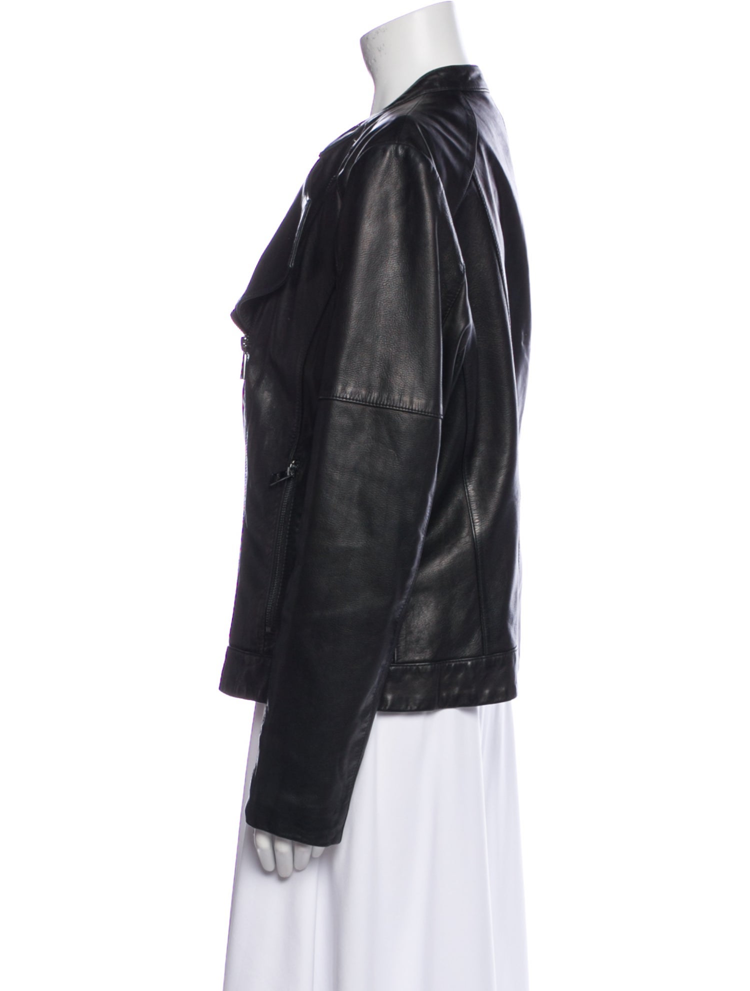 Karl Lagerfeld Leather Biker Jacket