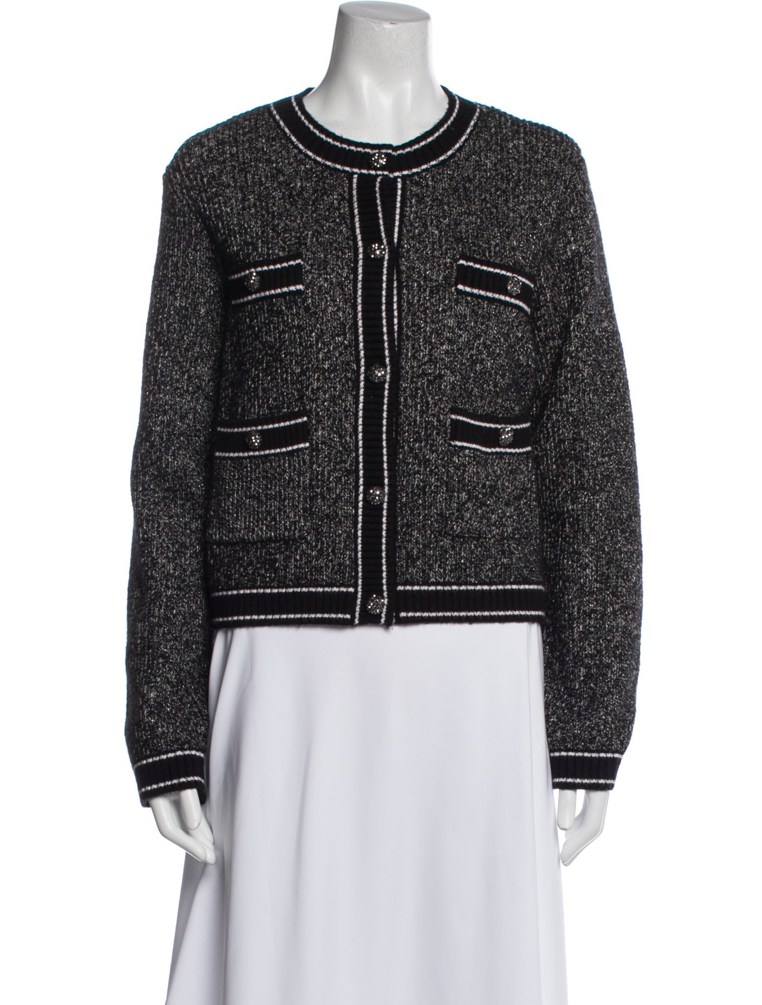 Karl Lagerfeld Tweed Pattern Jacket