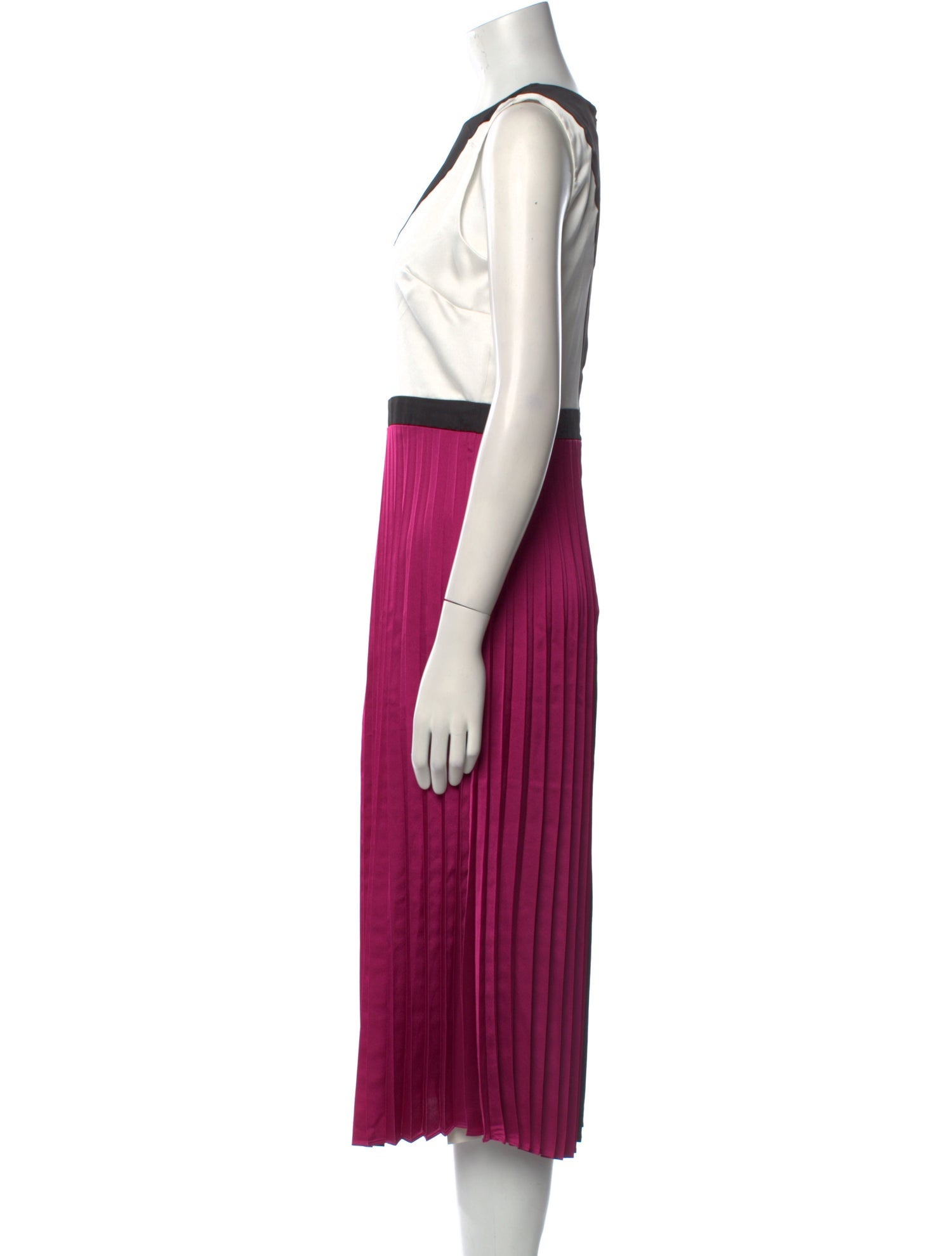 Karl Lagerfeld Silk Midi Length Dress