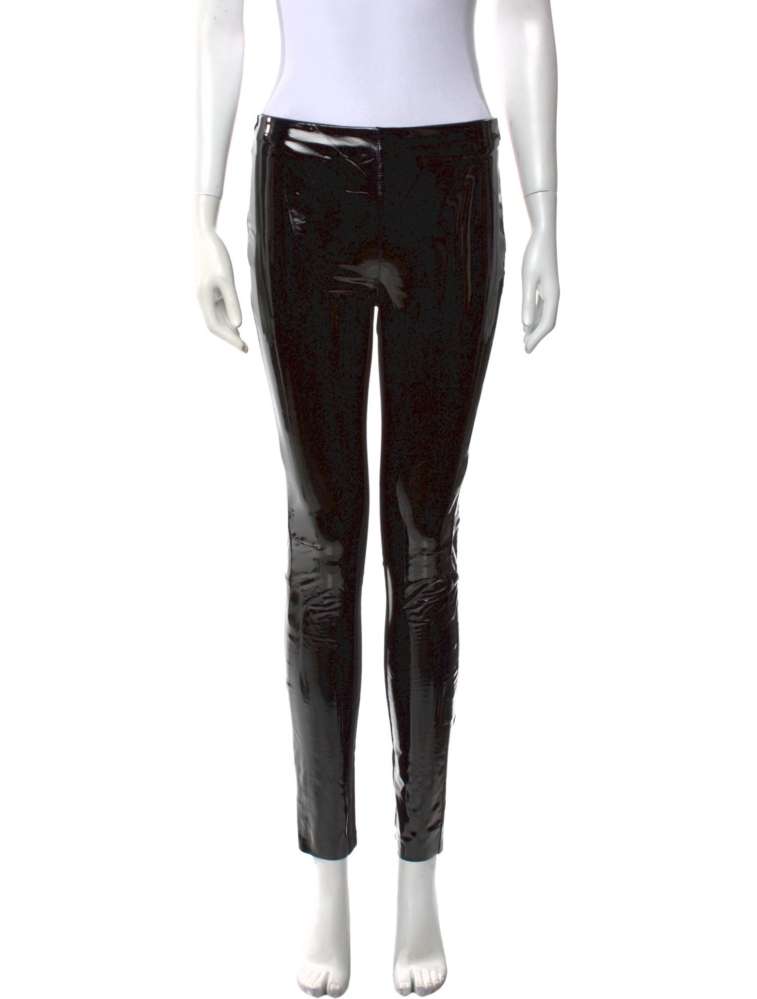 Karl Lagerfeld Faux Leather Skinny Leg Pants