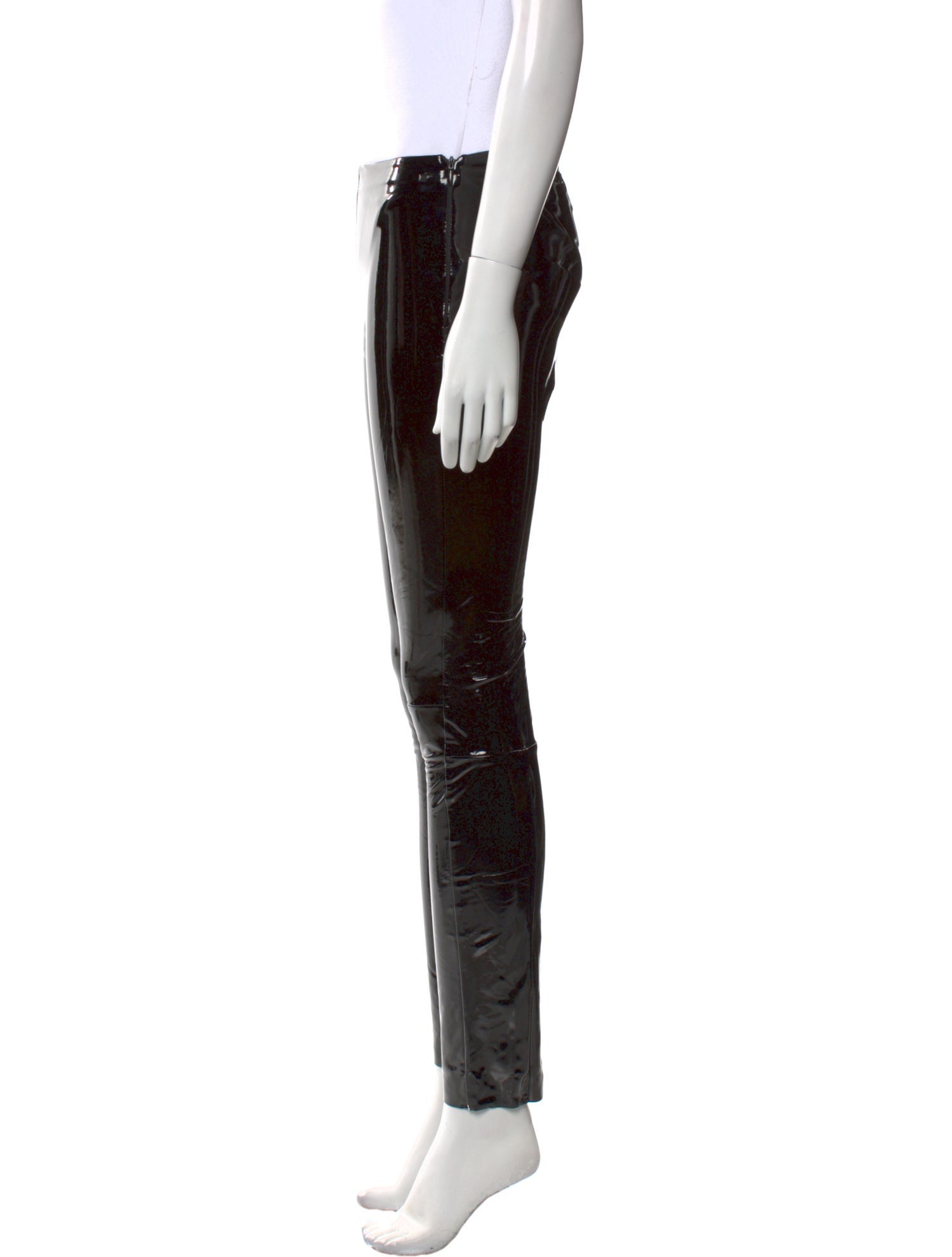 Karl Lagerfeld Faux Leather Skinny Leg Pants