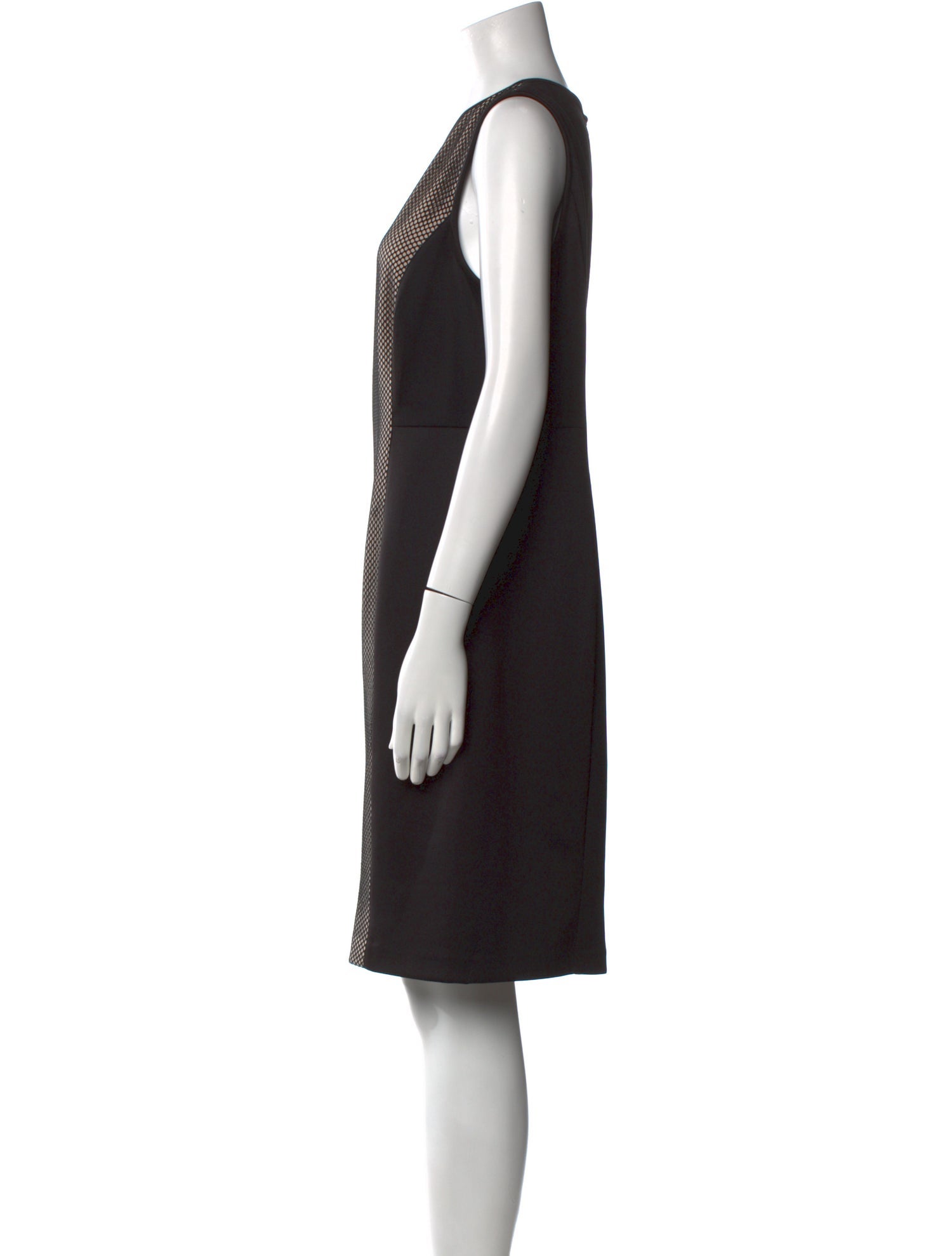 Karl Lagerfeld Bateau Neckline Knee-Length Dress