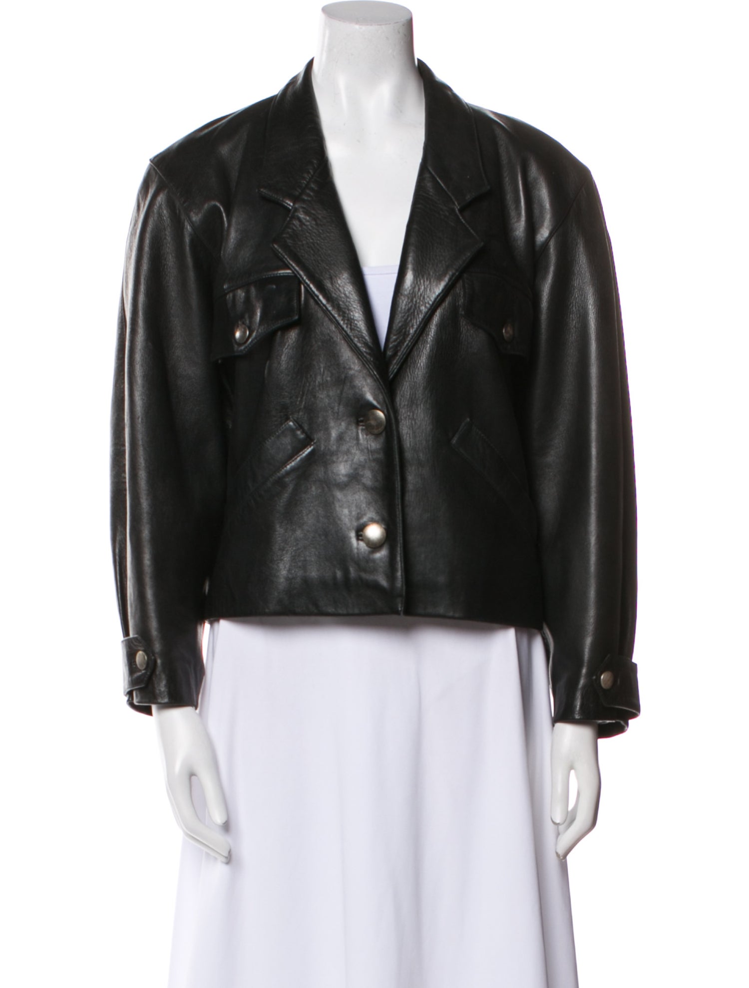 Karl Lagerfeld Leather Biker Jacket