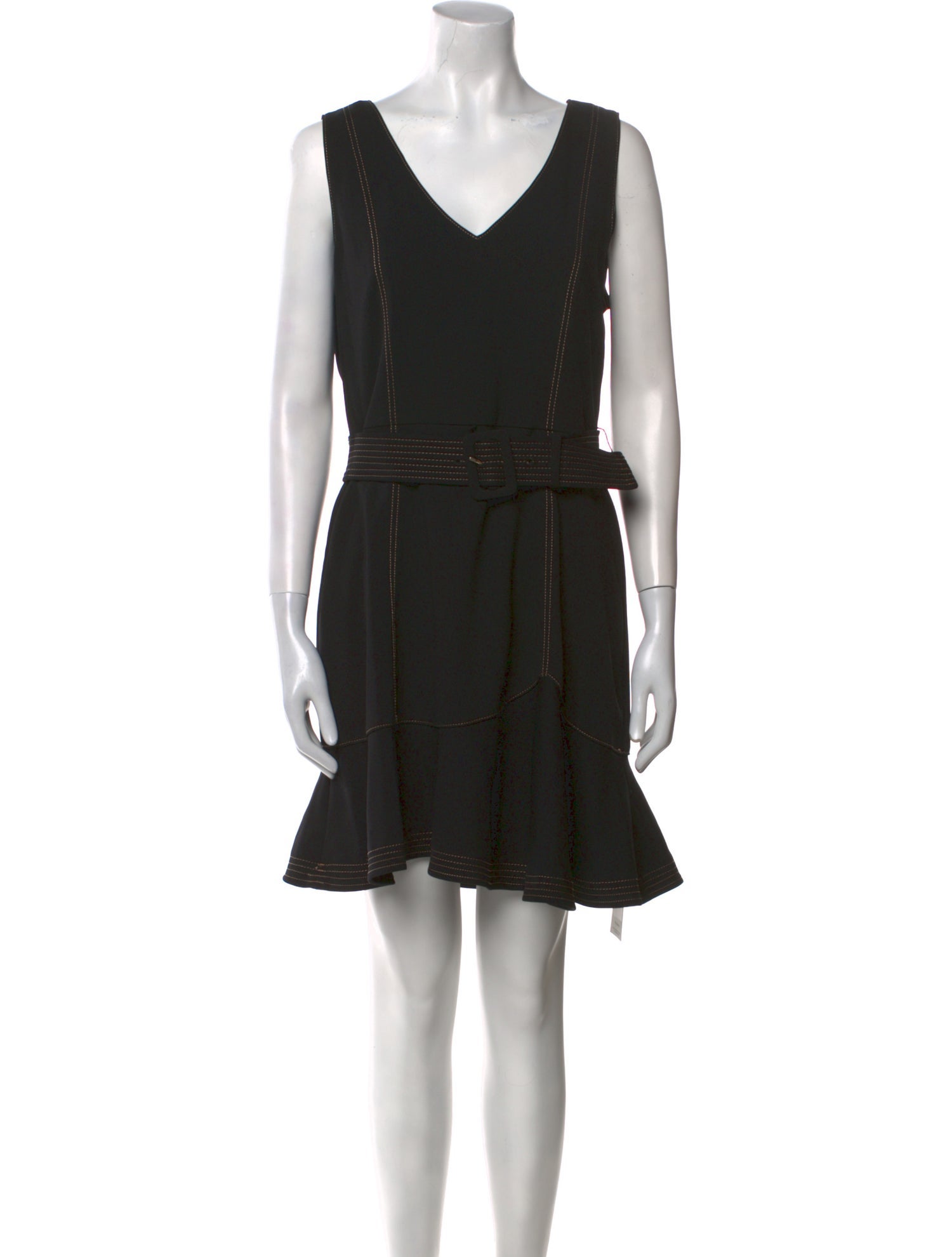 Karl Lagerfeld V-Neck Mini Dress