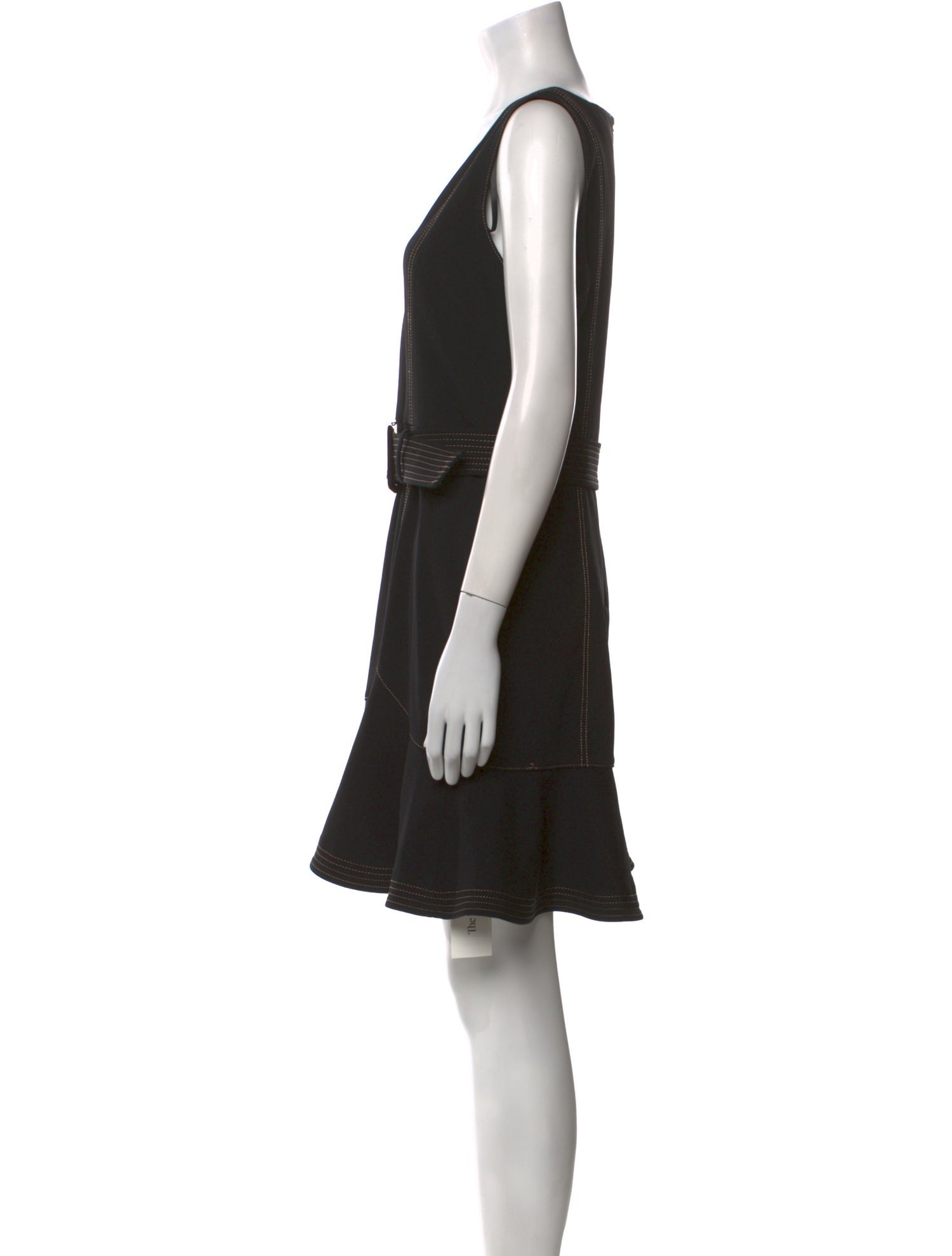 Karl Lagerfeld V-Neck Mini Dress