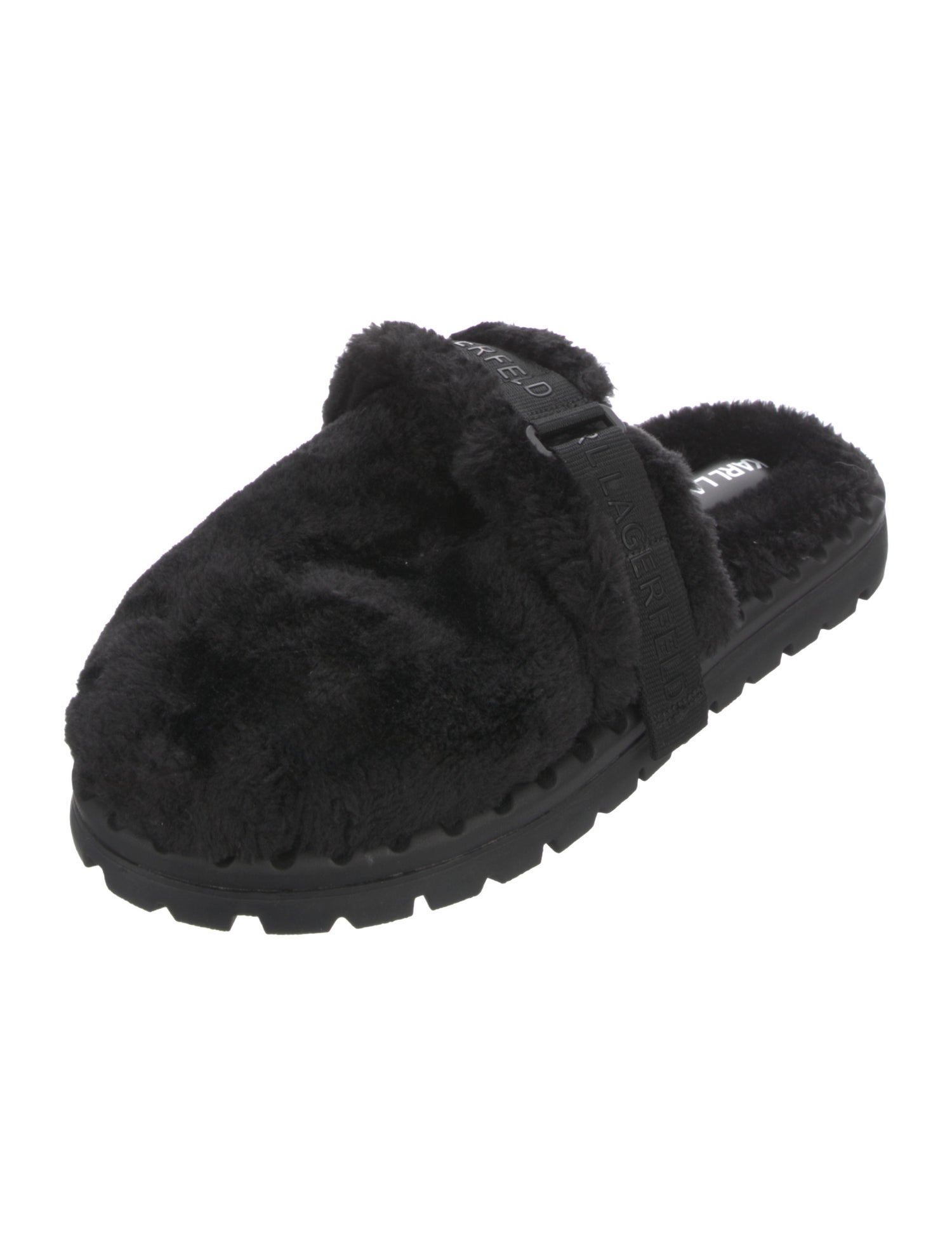 Karl Lagerfeld Fur Slides