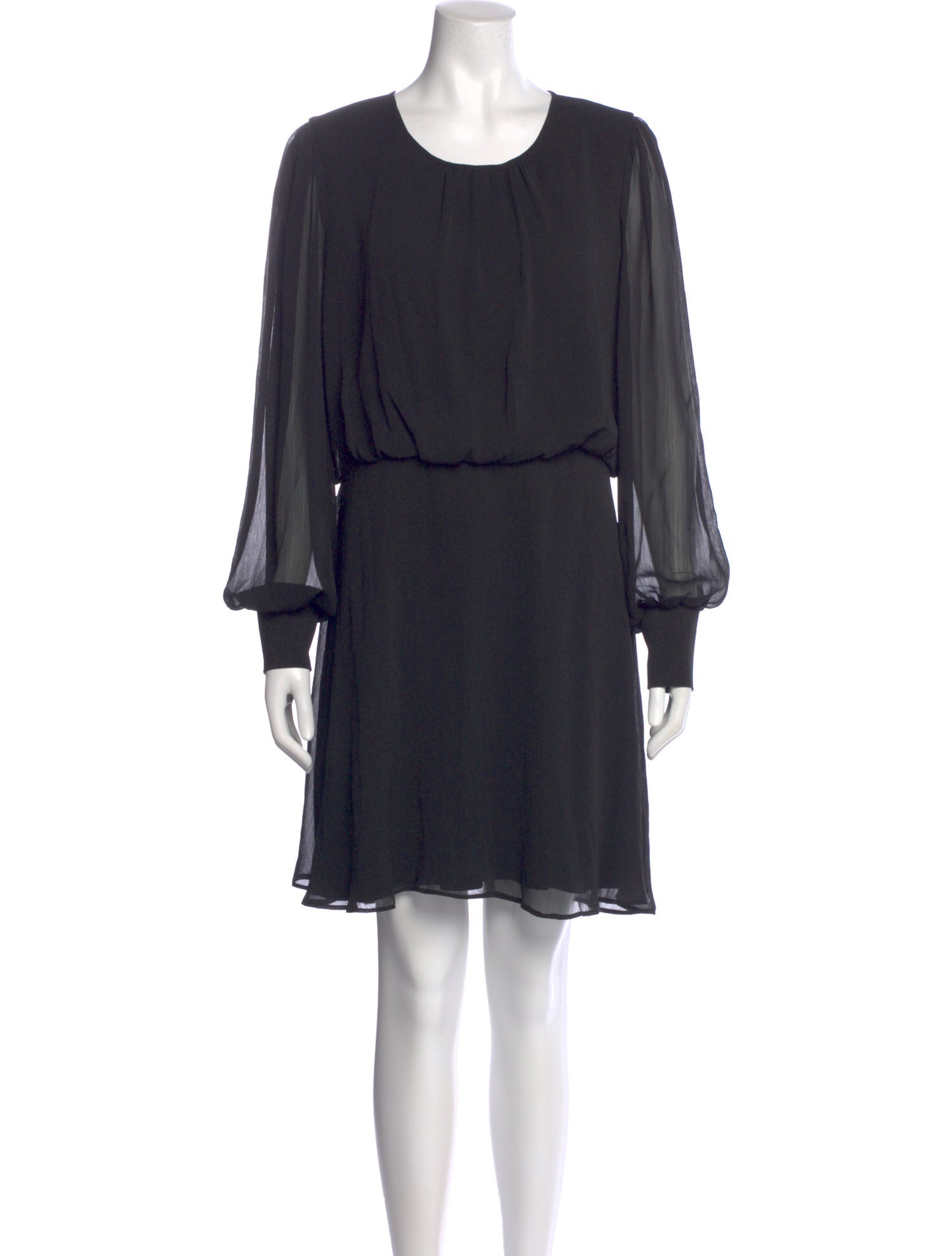 Karl Lagerfeld Scoop Neck Mini Dress
