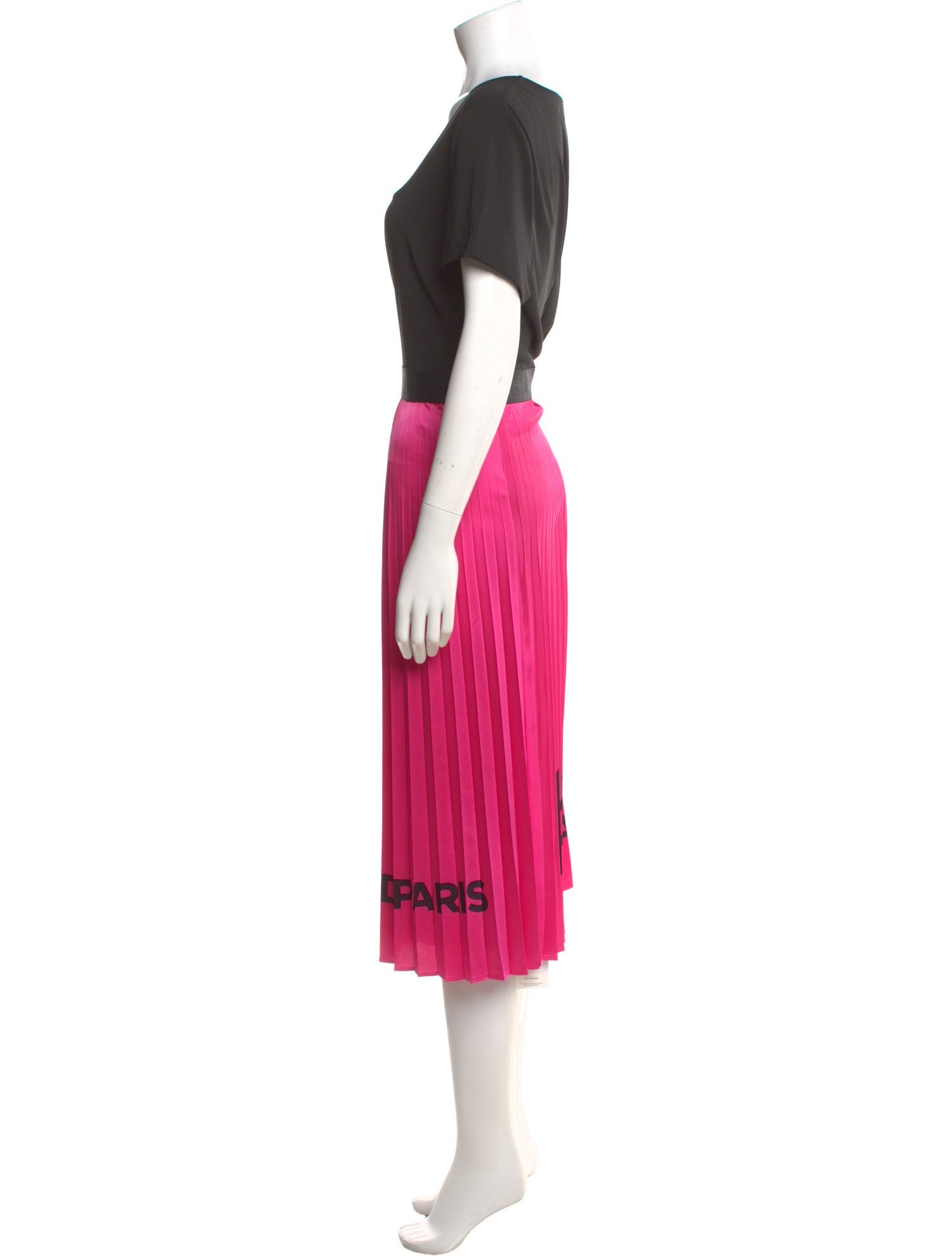 Karl Lagerfeld Square Neckline Midi Length Dress