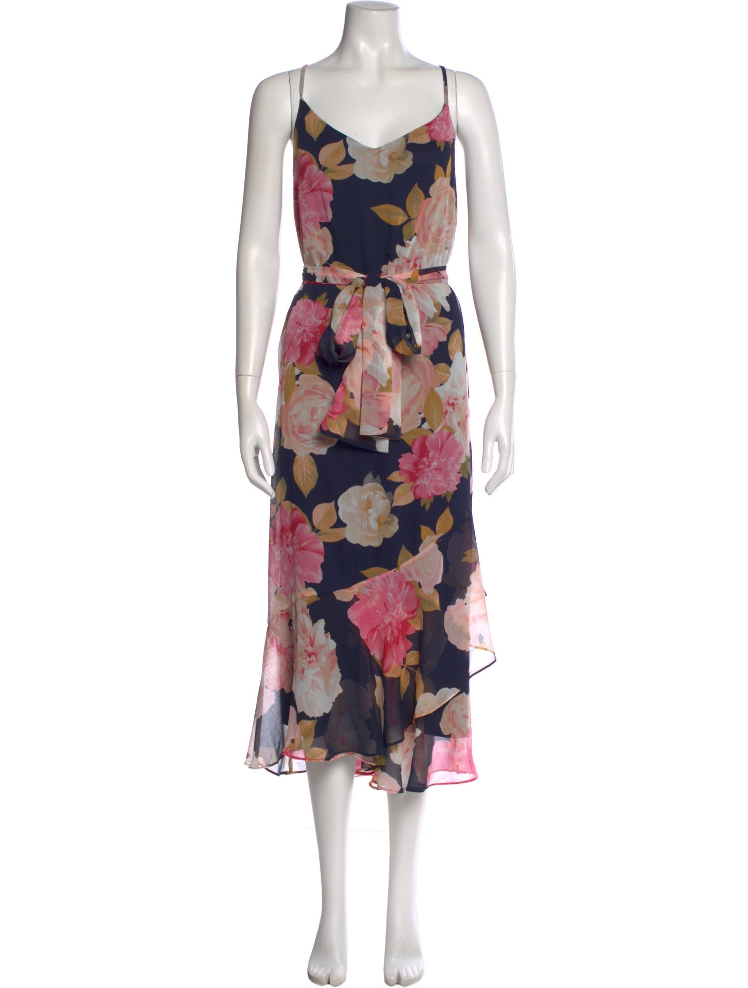 Karl Lagerfeld Floral Print Long Dress