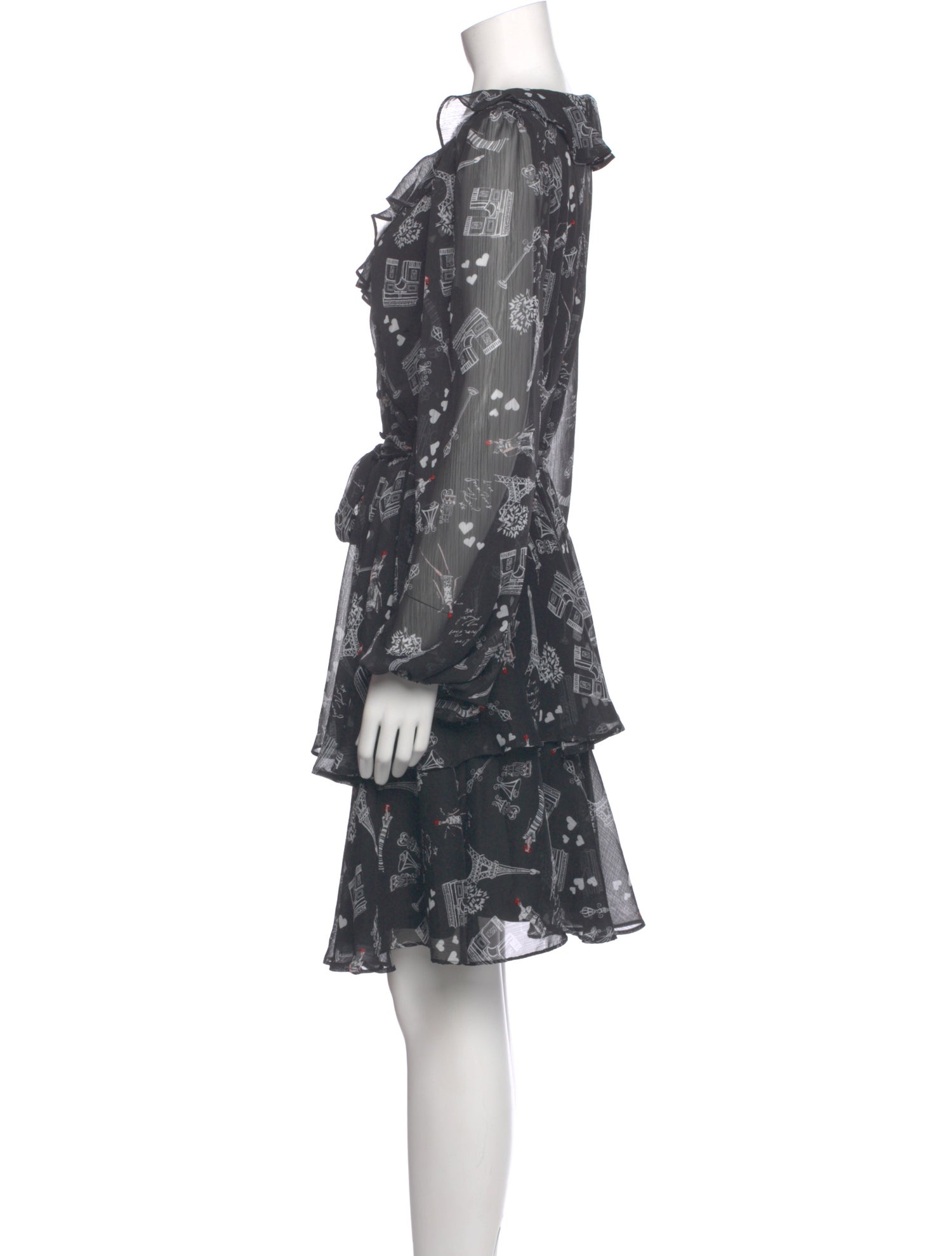 Karl Lagerfeld Floral Print Mini Dress