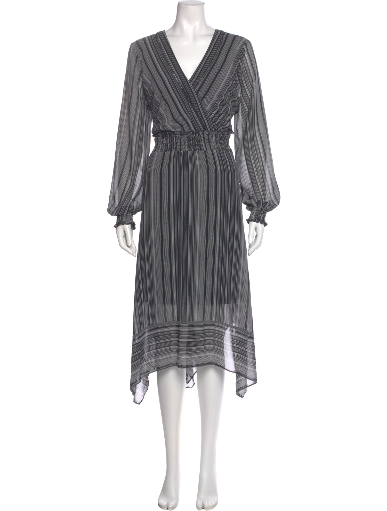 Karl Lagerfeld Striped Long Dress