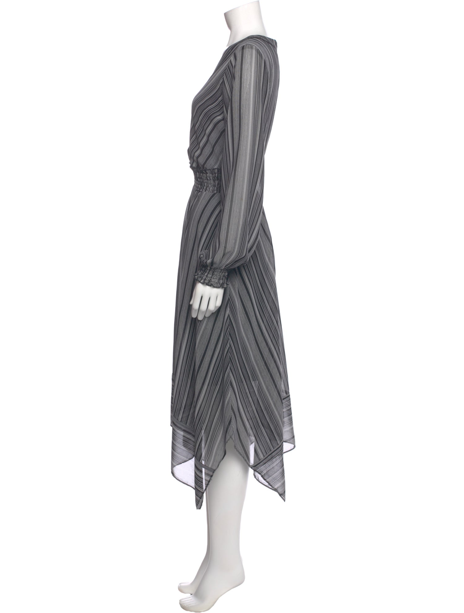 Karl Lagerfeld Striped Long Dress