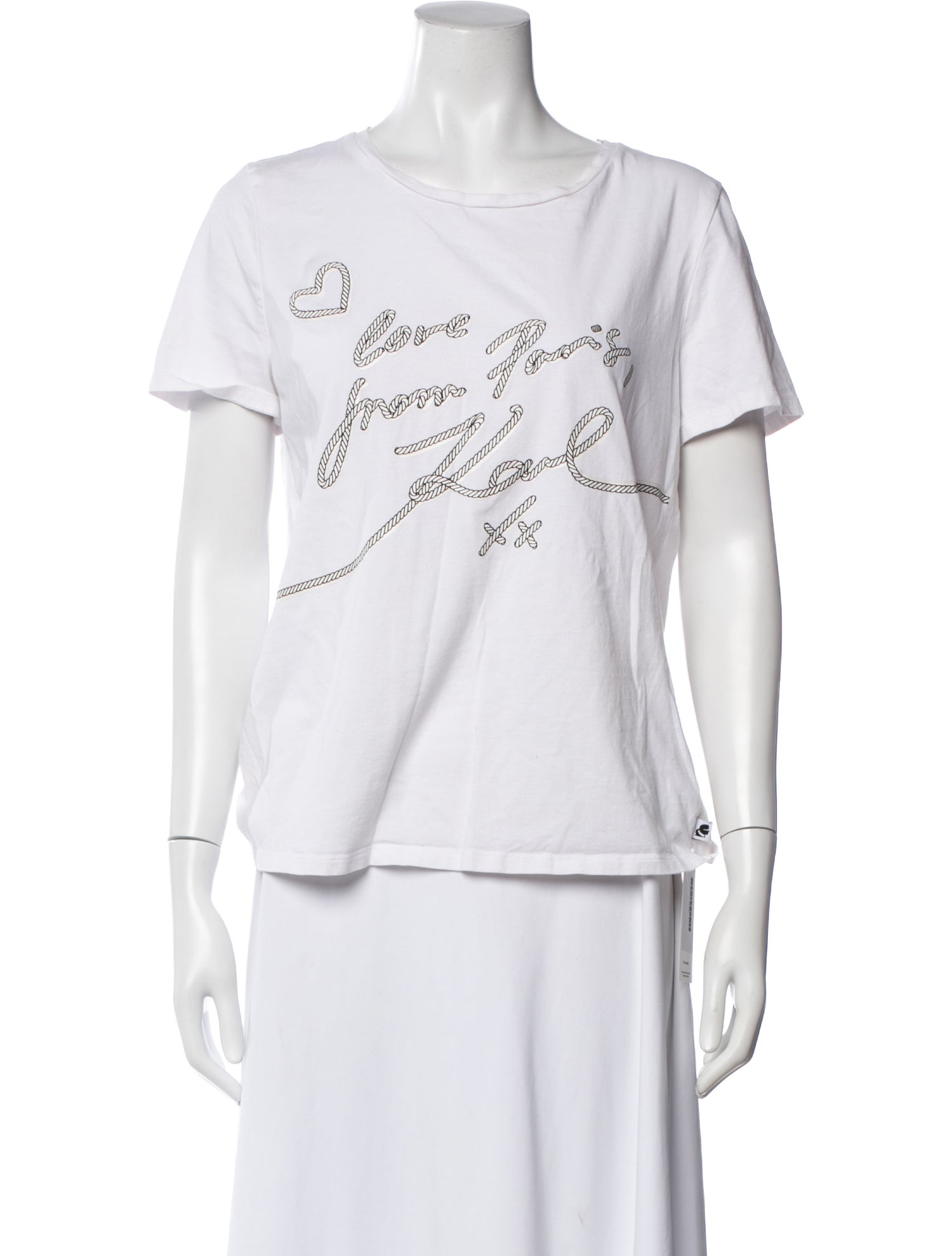 Karl Lagerfeld Graphic Print Crew Neck T-Shirt