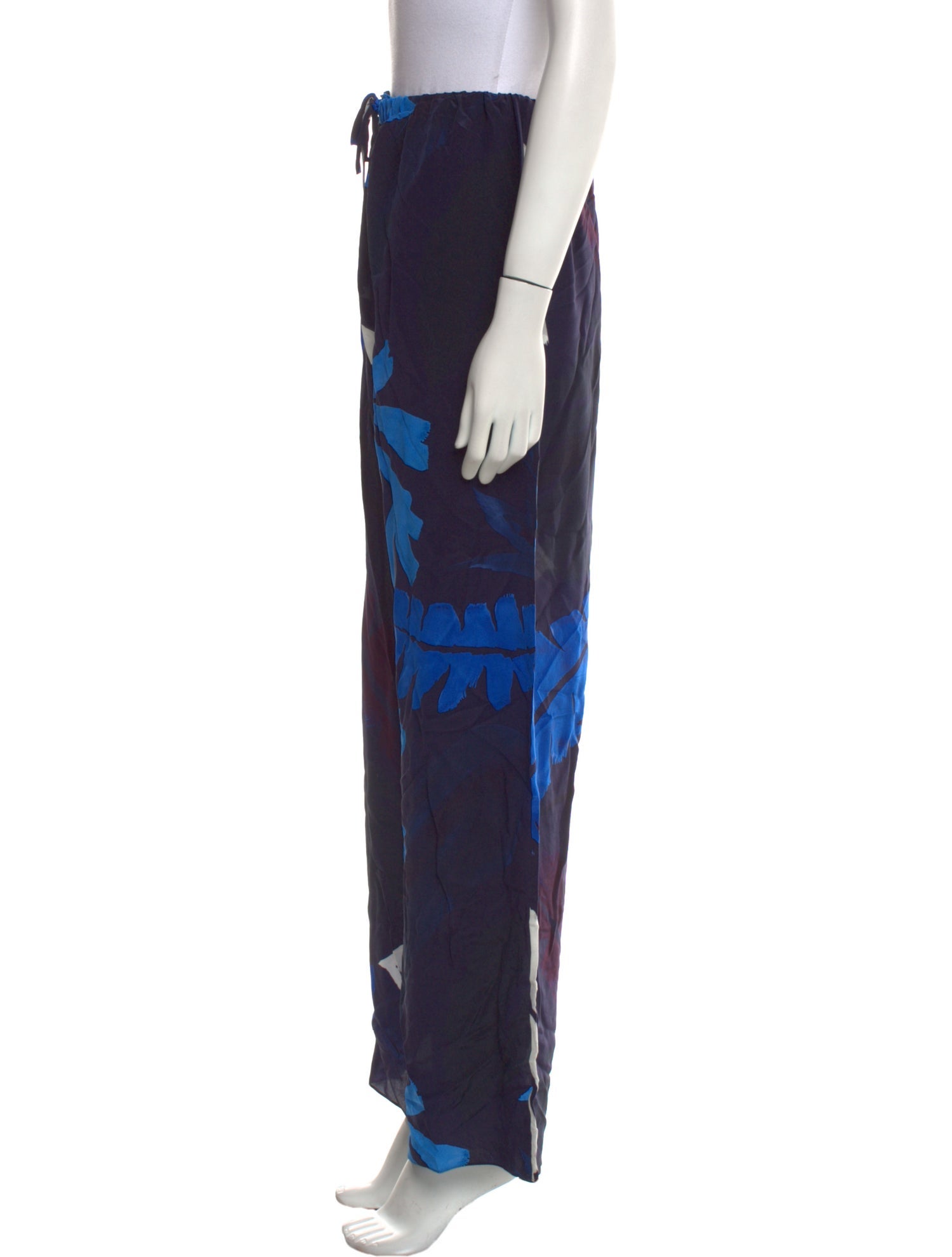 Kalmar Silk Wide Leg Pants