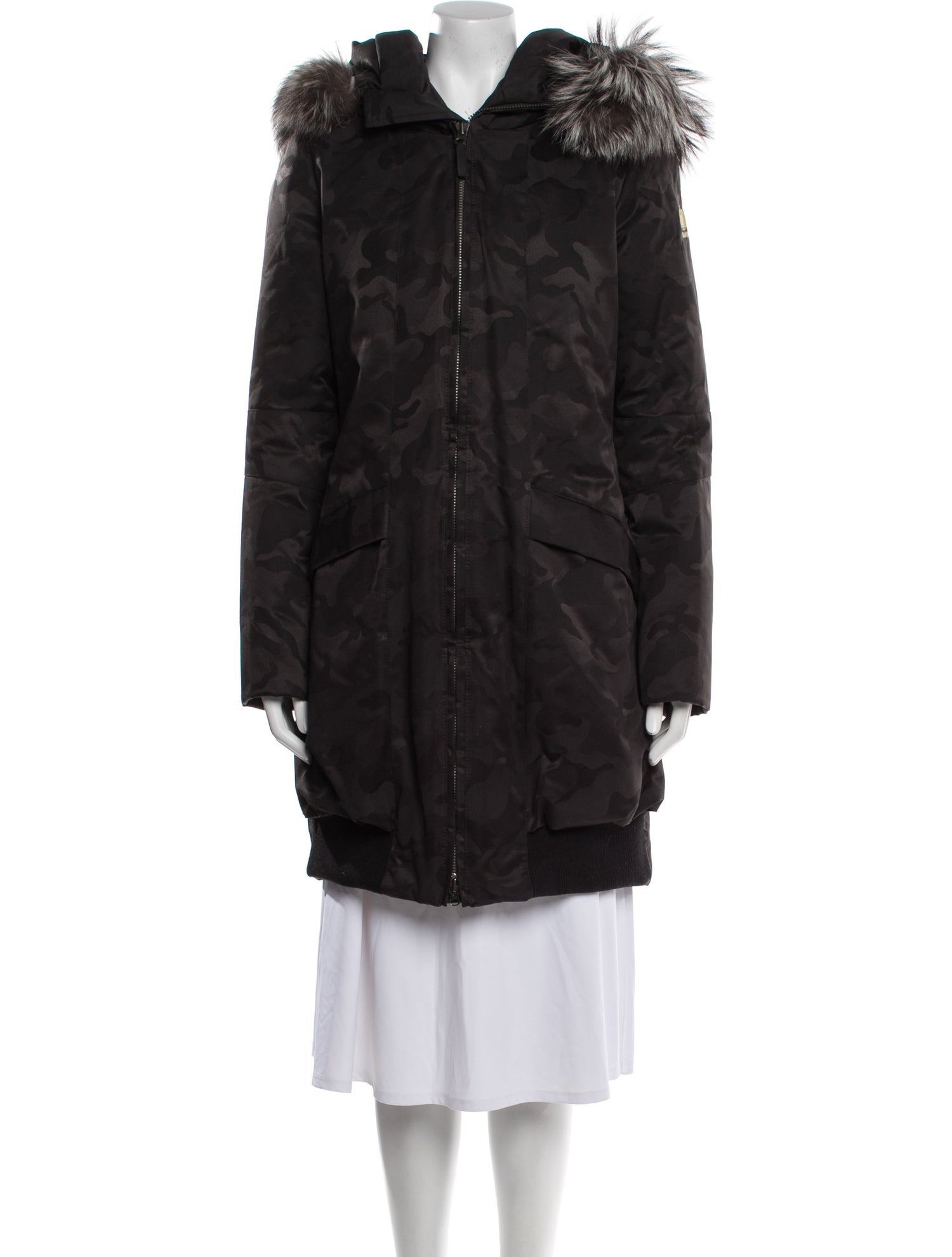 Kanuk Camouflage Print Down Coat