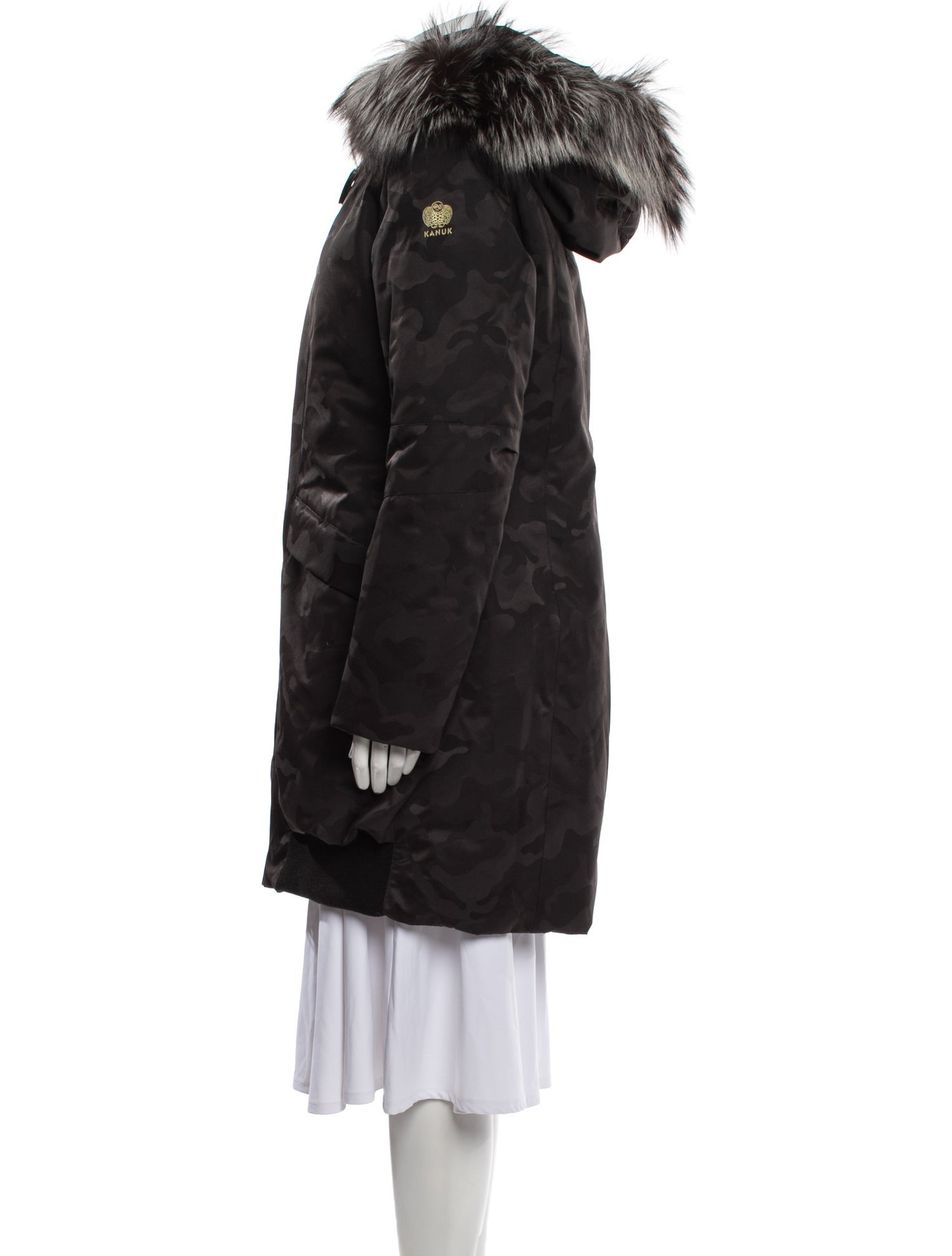 Kanuk Camouflage Print Down Coat