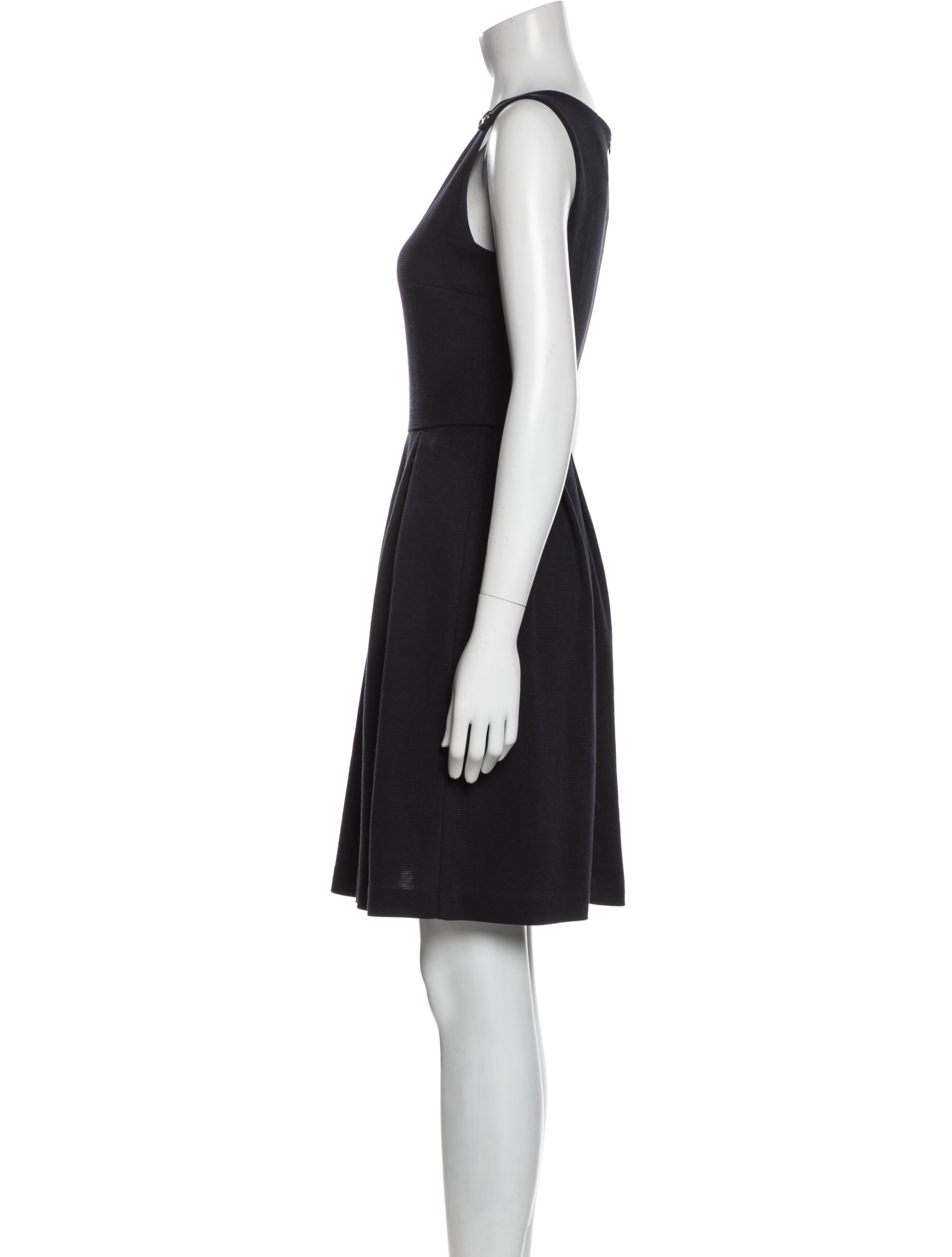 Karen Walker Scoop Neck Mini Dress