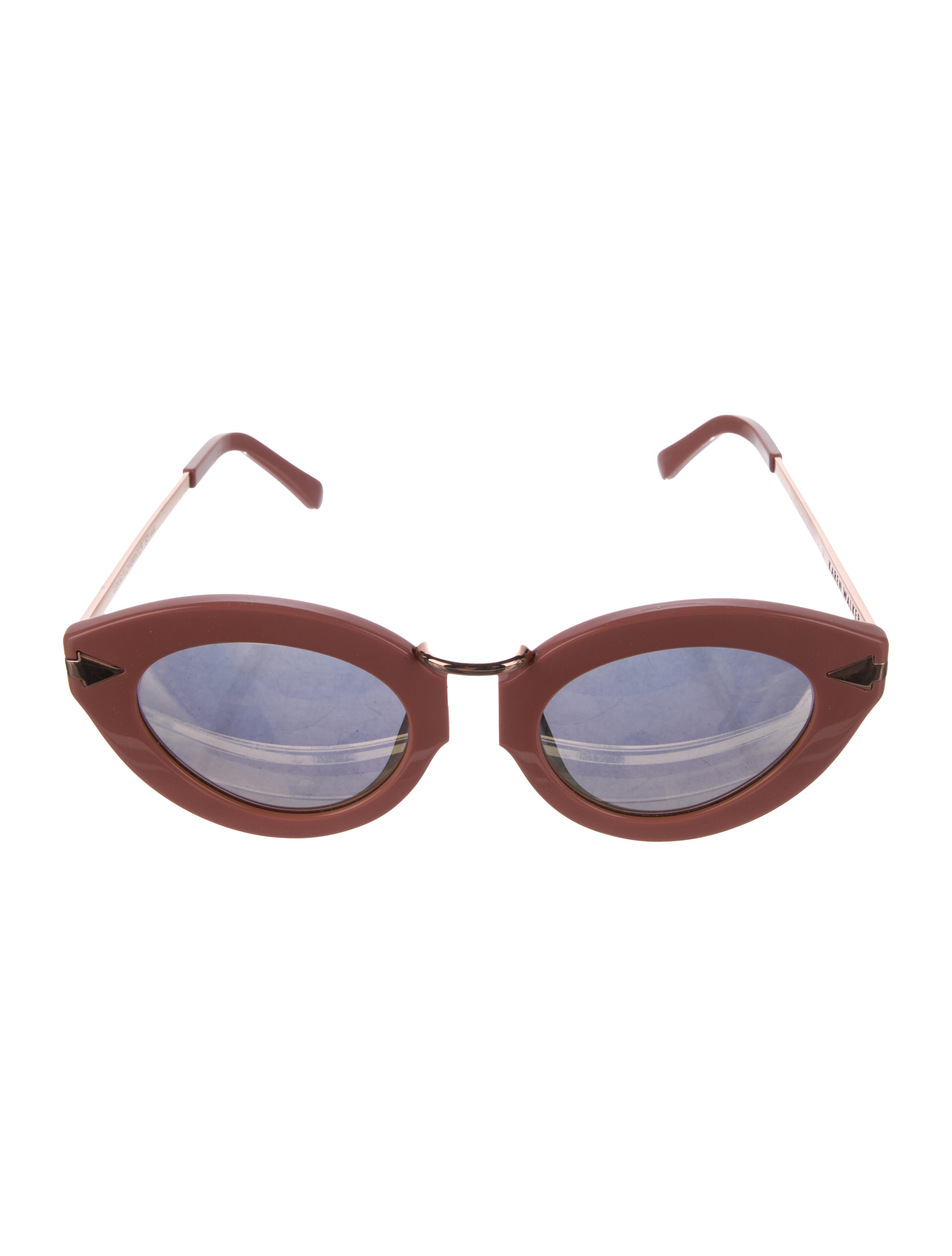 Karen Walker Intergalactic Oversize Sunglasses Pink Sunglasses
